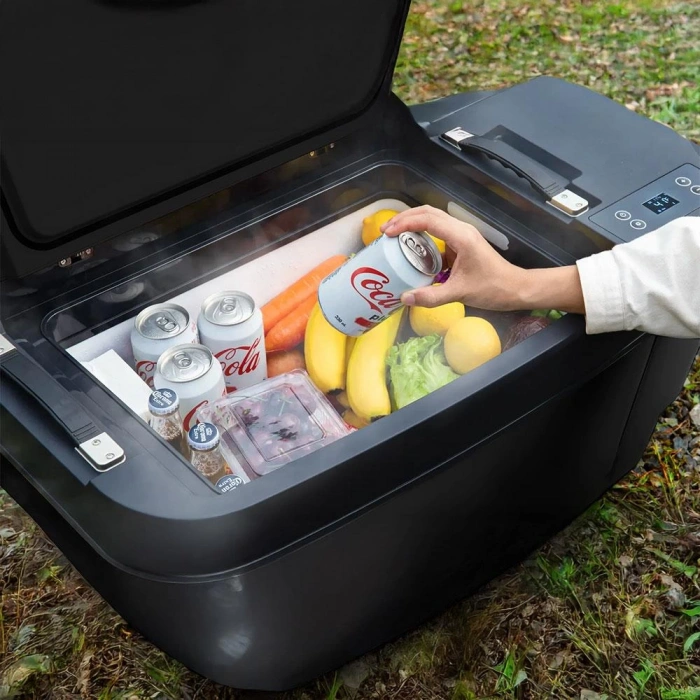 Acopower T35 12/24Volt 33Litre Tesla Model Y ile Uyumlu Kompresörlü Outdoor Oto Buzdolabı