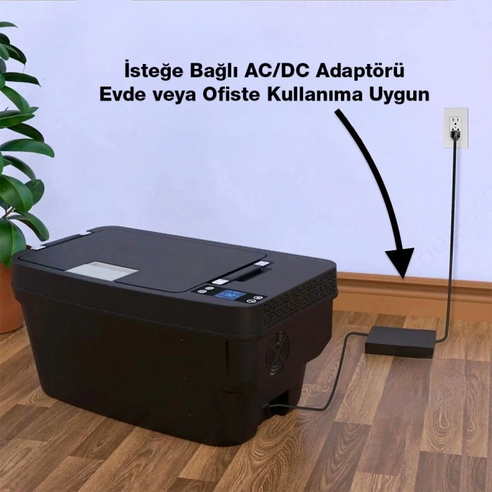 Acopower T35 12/24Volt 33Litre Tesla Model Y ile Uyumlu Kompresörlü Outdoor Oto Buzdolabı