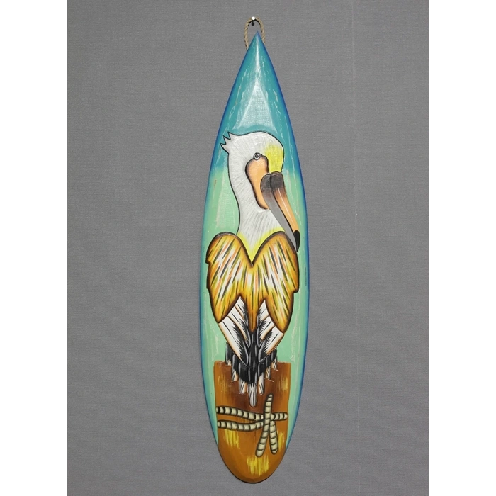 Ahşap Duvara Asmalı Sörf Tahtası 3okas-20