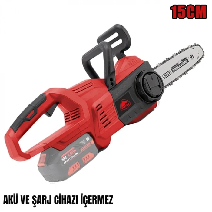 AKÜLÜ ZİNCİRLİ TESTERE 15CM 18V Li-ion 2.0Ah/6.0Ah