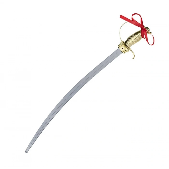 Altın Renk Kabzalı Zararsız Oyuncak Şövalye Kılıcı – 68 Cm (plastik)