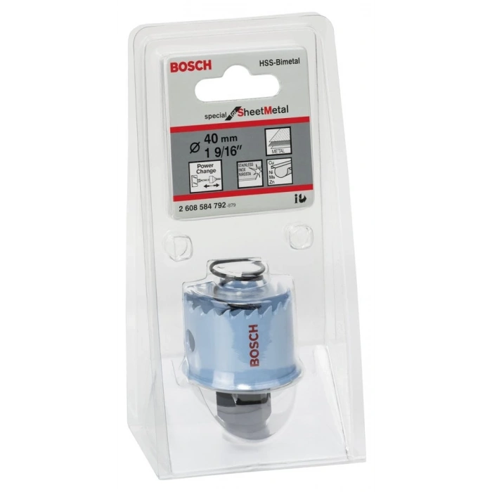 Bosch Special Serisi Metal Ve Inox Malzemeler için Delik Açma Testeresi 40 mm