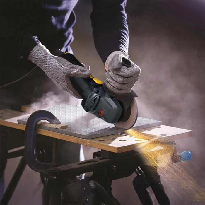 CAT DA09051 115mm Profesyonel Çelik, İnox, Demir Elmas Metal Kesme Diski (Soketli, Aralıklı Kenar)