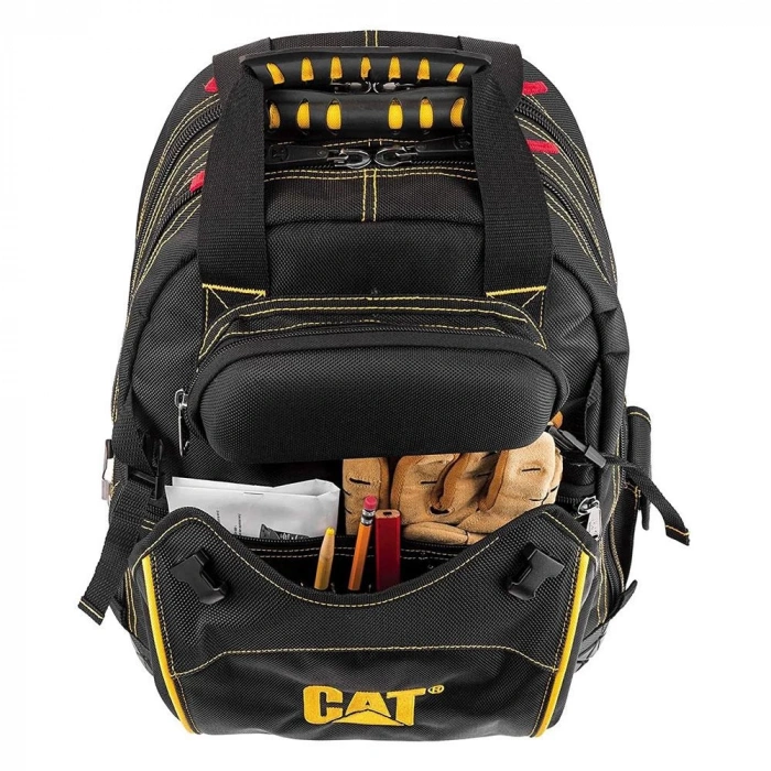 CAT DA980197 18 2 Bölmeli Ağır Hizmet Bez Alet Sırt Takım Çantası