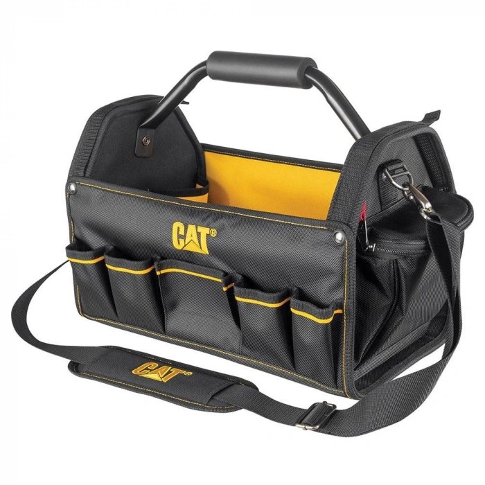 CAT DA980208 17 Açık Ağızlı Ağır Hizmet Bez Alet Takım Çantası