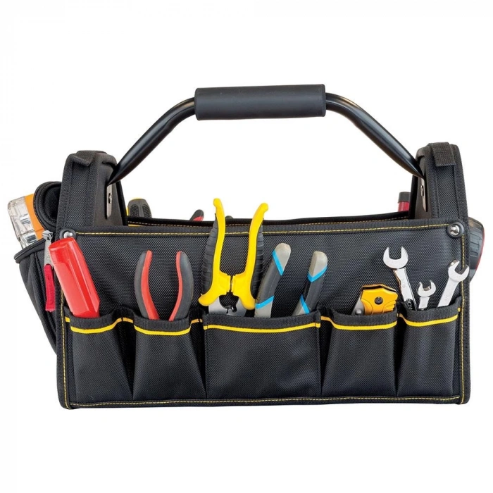 CAT DA980208 17 Açık Ağızlı Ağır Hizmet Bez Alet Takım Çantası