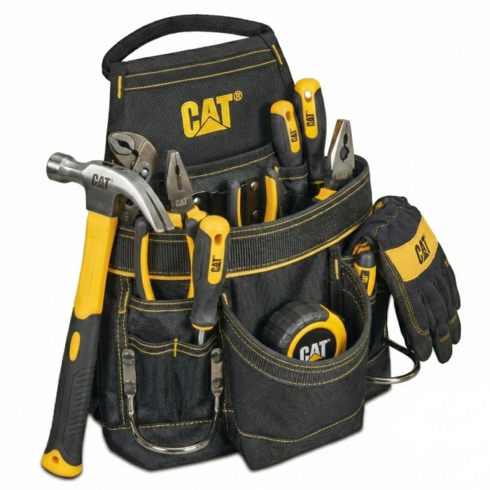 CAT DA980567 Çift Askı Kancalı Ağır Hizmet Bel Alet Çantası