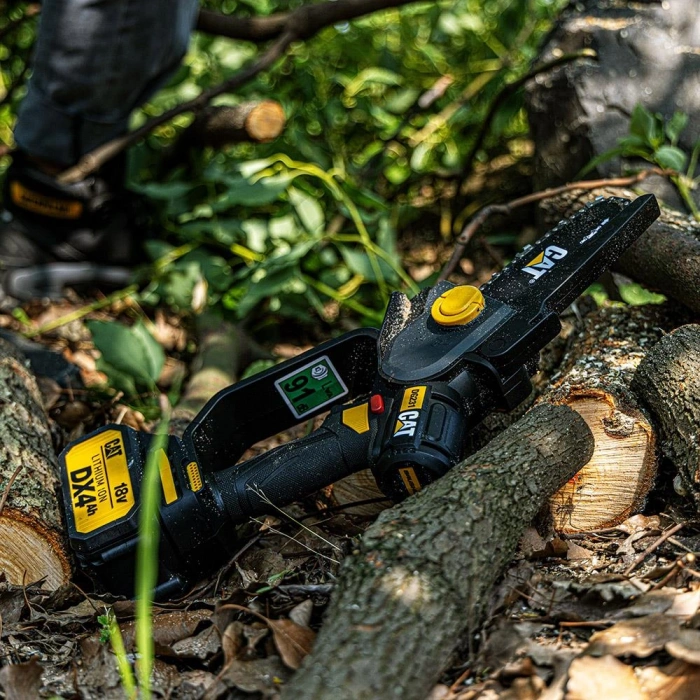 CAT DG231 18Volt 4.0Ah Li-ion 12CM Profesyonel Şarjlı Kömürsüz Zincirli Testere