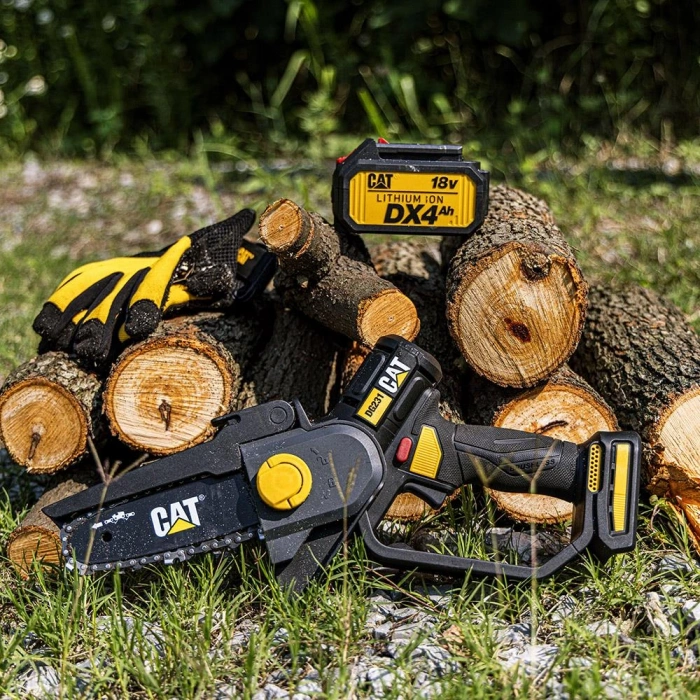 CAT DG231 18Volt 4.0Ah Li-ion 12CM Profesyonel Şarjlı Kömürsüz Zincirli Testere