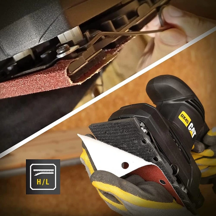 CAT DX45 240Watt Profesyonel Devir Ayarlı Titreşimli Zımpara