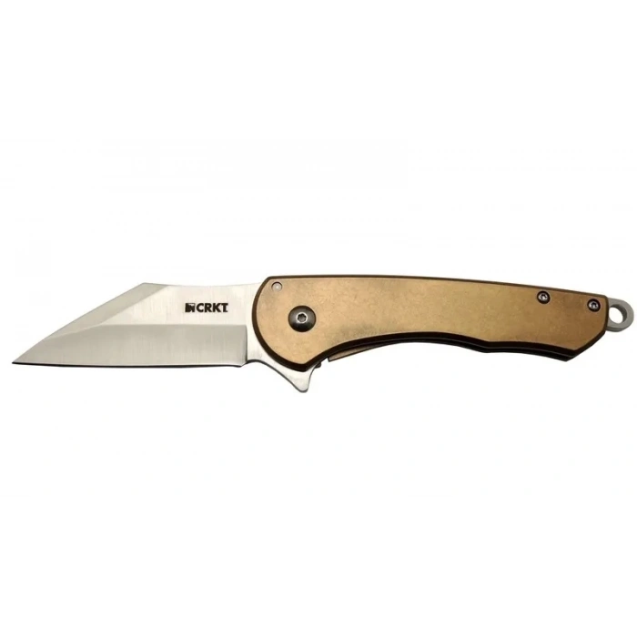 Crkt Jettison 6820 Brw Kahverengi Kamp / Outdoor Çakı 18,5cm - Yarı Otomatik, Kemerlikli, Kutulu