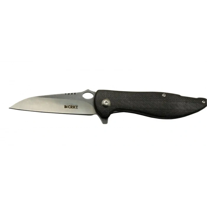 Crkt Lotus 1265 Bk Siyah Kamp / Outdoor Çakı 18cm - Yarı Otomatik, Kemerlikli, Kutulu