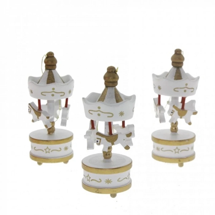 Dekoratif 6&039lı Beyaz Mini Atlı Karınca