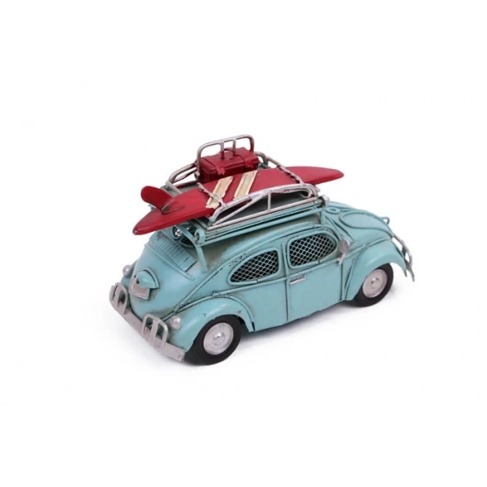 Dekoratif Metal Araba Çerçeveli Ve Kumbaralı