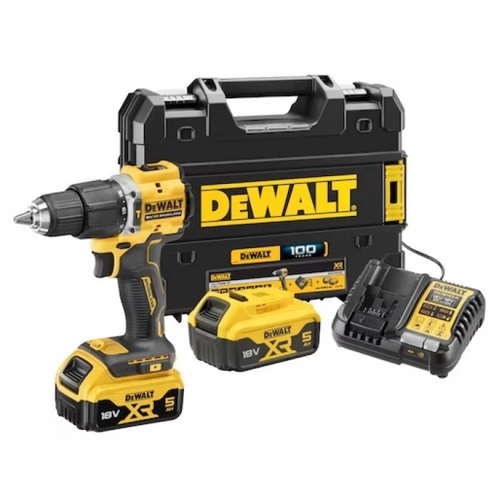 Dewalt DCD100YP2T 18V 5.0 Ah 100. Yıla Özel Darbeli Matkap Kiti