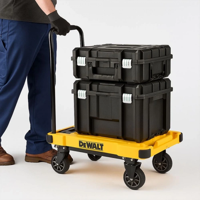 DEWALT DWT710 200Kg Profesyonel Katlanabilir Dört Tekerlekli Yük ve Paket Taşıma Arabası