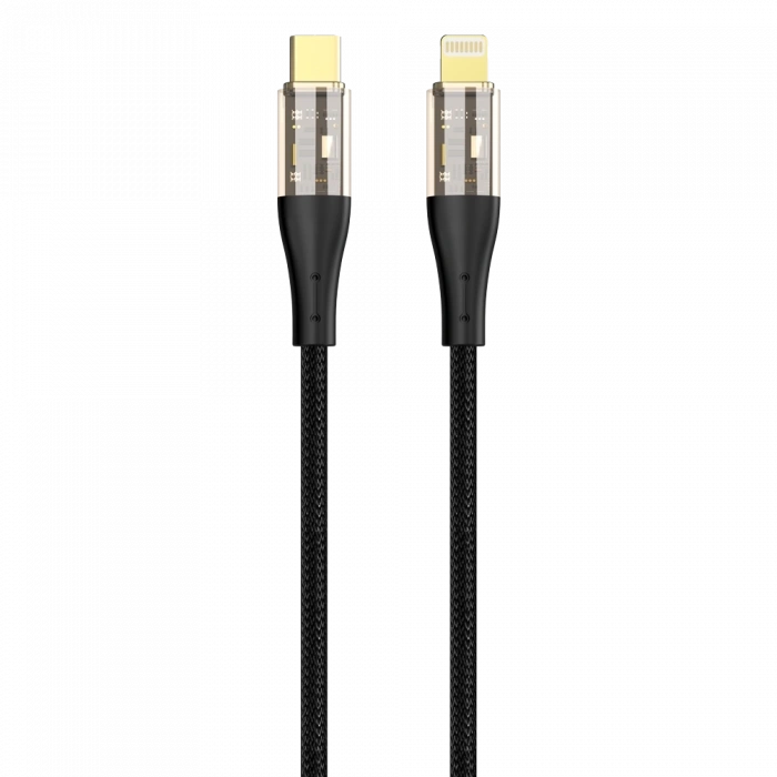 Force Cb421l Hasır Örgü Ve Ekstra Güçlendirilmiş Başlıklı Type-c To Lıghtnıng Hızlı Şarj Ve Data Kablo