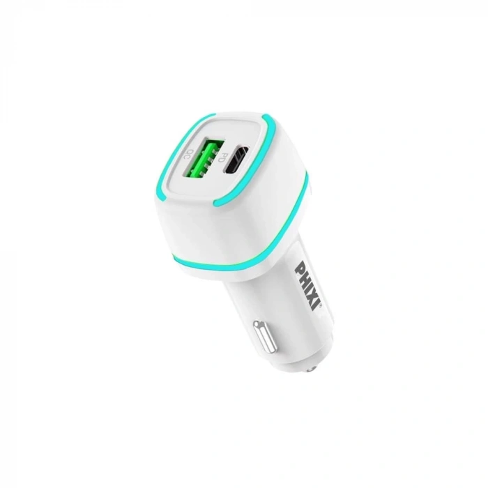 Force Qcc4138 Çift Çıkışlı Pd Destekli 38w Araç Şarj Adaptörü