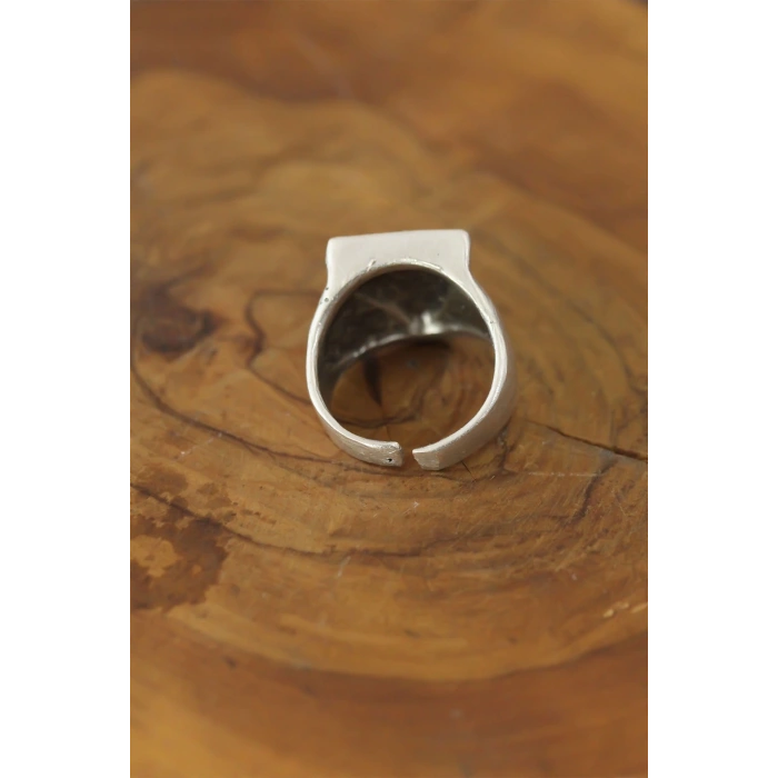 Göz Detay Metal Ayarlanabilir Erkek Yüzük