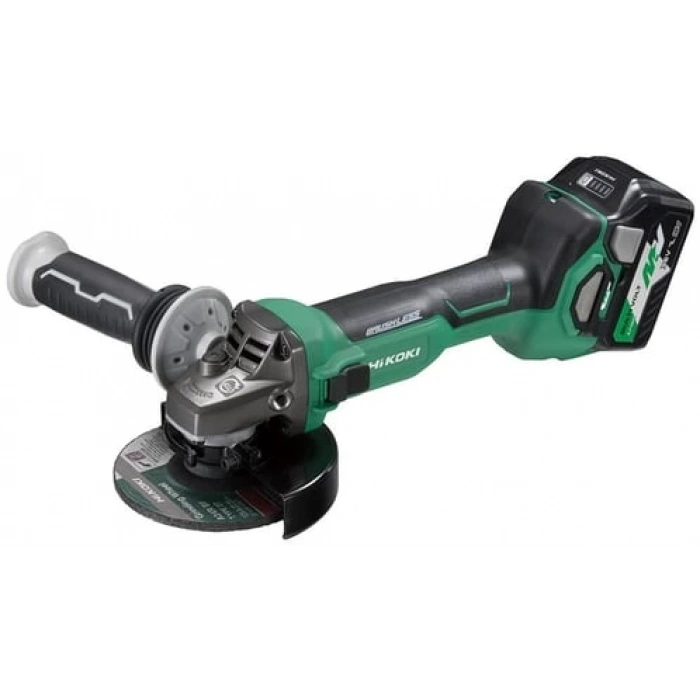 Hikoki G3612DA 36 V 2.5 Ah Li-Ion 125 mm Kömürsüz Devir Ayarlı Profesyonel Avuç Taşlama