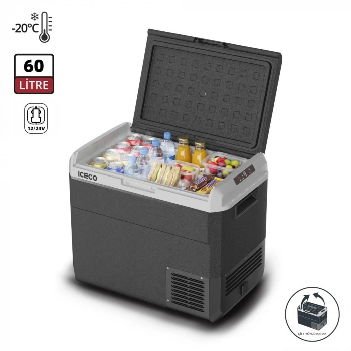ICECO MCD60D 12/24Volt 60 Litre Kompresörlü Outdoor Oto Buzdolabı