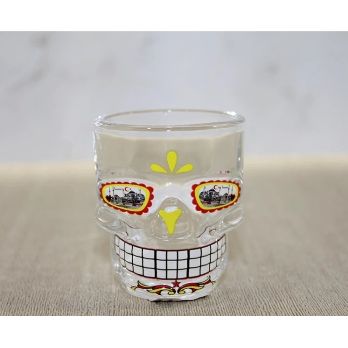 İstanbul Temalı Cam Kurukafa Shot Bardak Alk4302