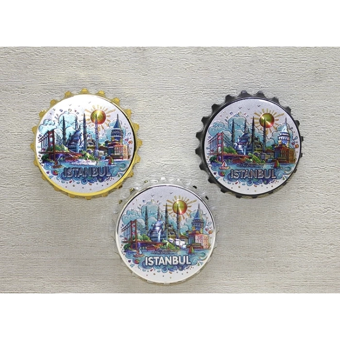 İstanbul Temalı Metal Magnet Alk4341