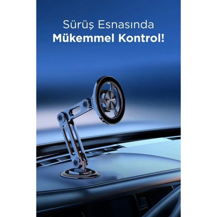 Jx-052 Siyah Çok Amaçlı Manyetik Car Holder Araç İçi Telefon Tutucu