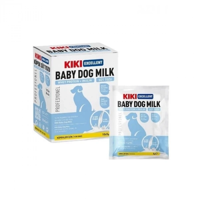 Kiki Excellent Yavru Köpekler için Süt Tozu 5 Gr 10 Adet