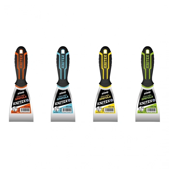 Knitex 60mm Metal Saplı Spatula | Çok Amaçlı Boya Kazıma Ve Yüzey Hazırlık Aleti