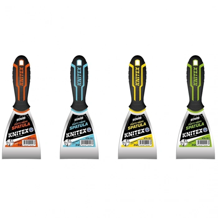 Knitex 80mm Metal Saplı Spatula | Çok Amaçlı Boya Sökme Ve Kazıma Aleti
