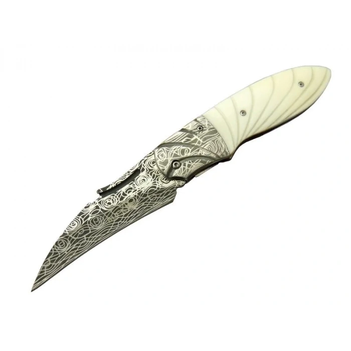 Knives Dms Bk-3208 Carves Damascus Kamp Çakı 23 Cm - Kılıflı, Kutulu