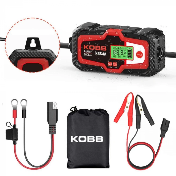KOBB KBS4A 6/12V 120A Dijital Akü Şarj / Akü Bakım / Desülfatör ve Power Supply