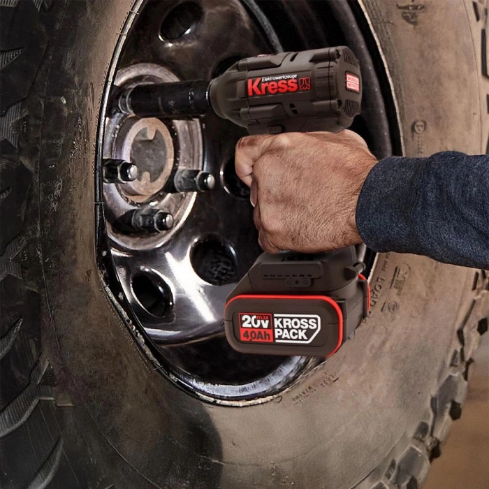 Kress KH275.91 20Volt 500Nm Kömürsüz Profesyonel Şarjlı Somun Sıkma (Akü Dahil Değildir)