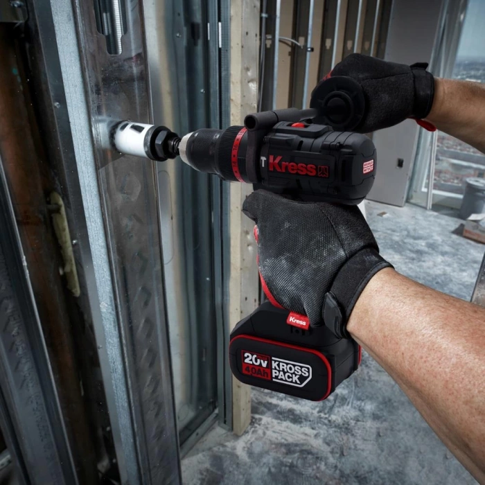 Kress KUC33.91 20Volt 95Nm Kömürsüz Profesyonel Şarjlı Darbeli Matkap (Akü Dahil Değildir)