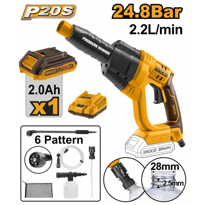 Li-ion Akülü Araç Yıkama