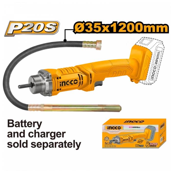 Li-ion Akülü Betoncu Vibratörü