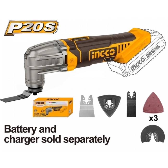 Li-ion Akülü Multiset 20V 2.0Ah