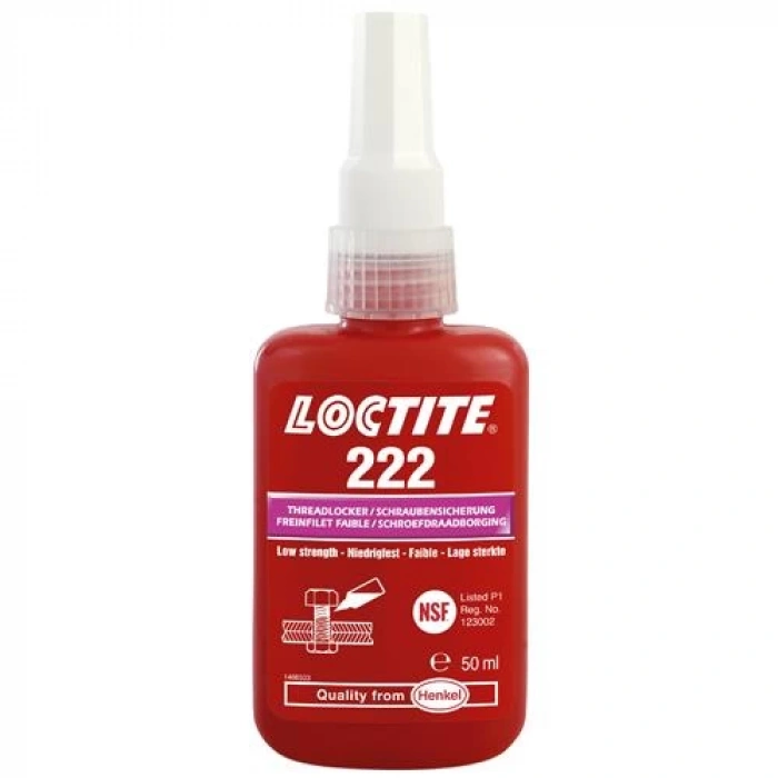 Loctite 222 Civata Sabitleyici Kolay Sökülebilir 50 ml