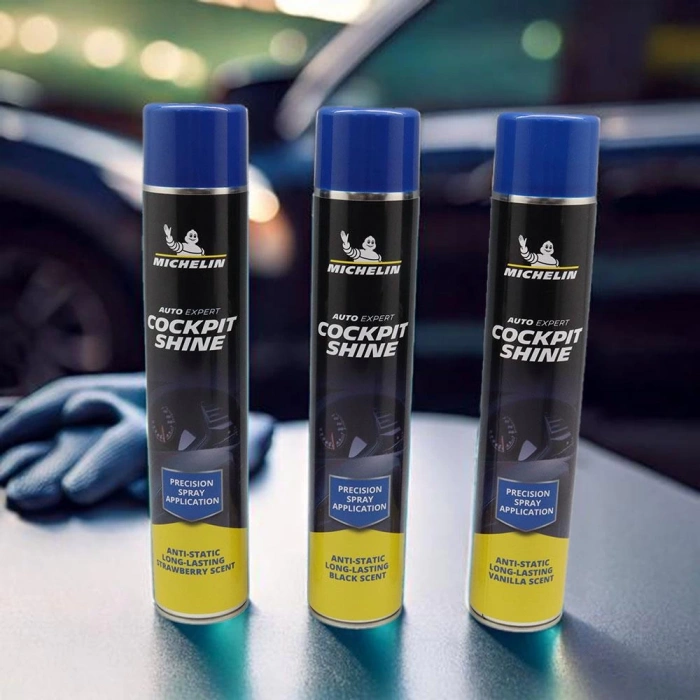 Michelin MC34334 750ml Torpido ve Kokpit Parlatma ve Bakım Spreyi Gizemli Aroma