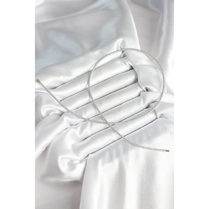 Mıknatıslı Gümüş Renk Sarmal Kadın Bileklik