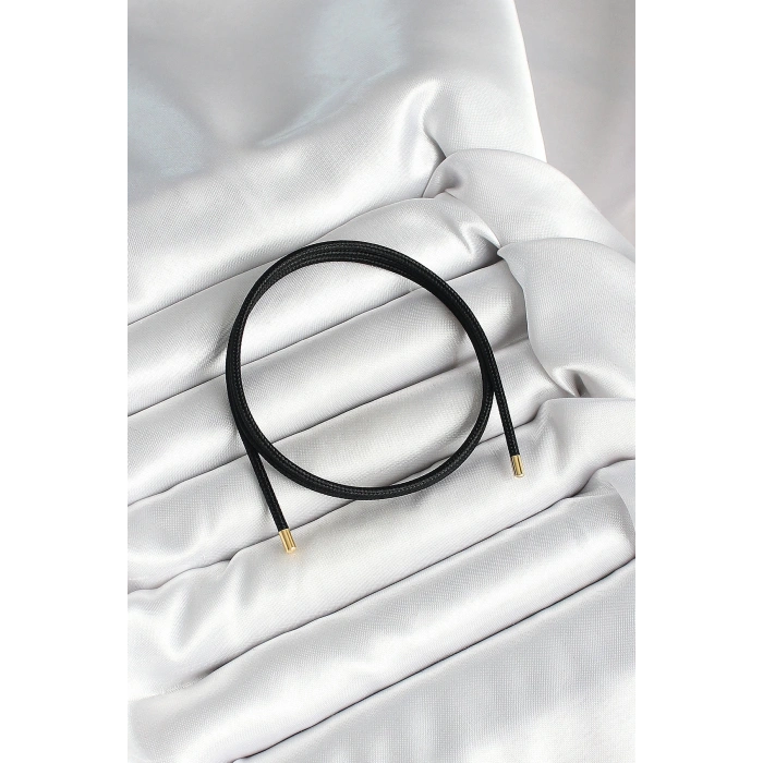 Mıknatıslı Siyah Renk Sarmal Kadın Bileklik