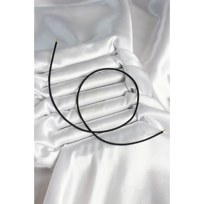 Mıknatıslı Siyah Renk Sarmal Kadın Bileklik