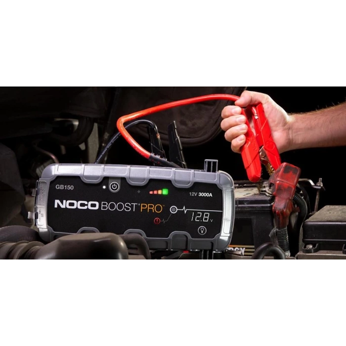 NOCO Genius GB150 12V 3000Amp Ultrasafe Lityum Akü Takviye + Powerbank + Led Lamba