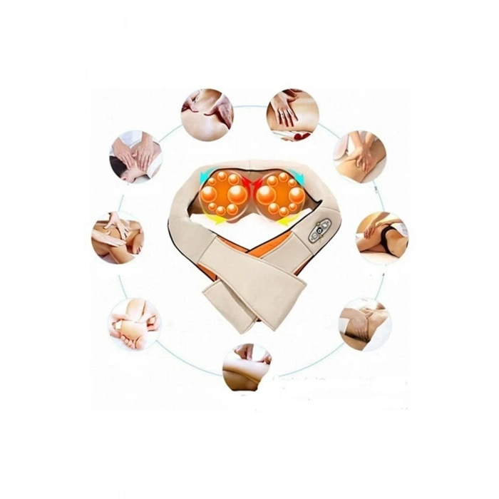 Ovmalı Isıtmalı Boyun Sırt Ve Vücut Masaj Aleti