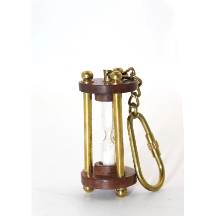 Pirinç Kumsaati Anahtarlık 3790d