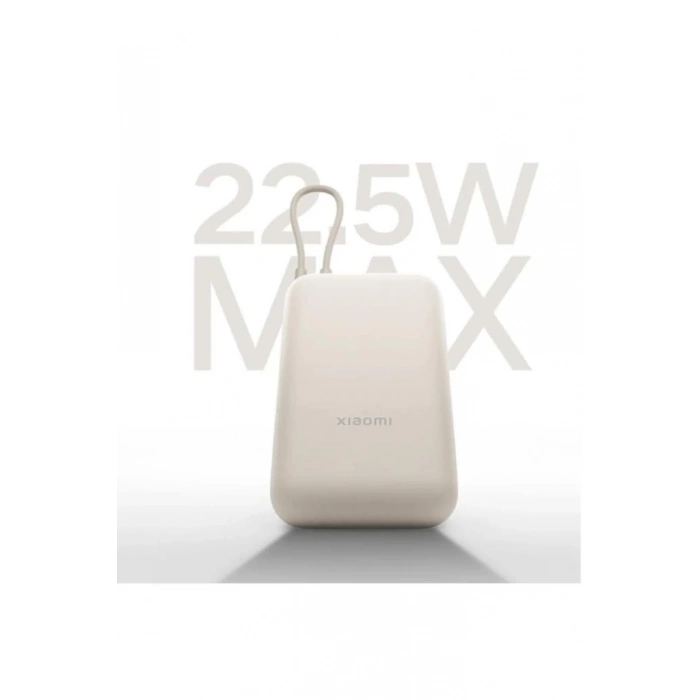 Power Bank 10000mah  Krem Entegre Kablo Usb Ve Usb-c Portu 22.5w Bhr9072gl