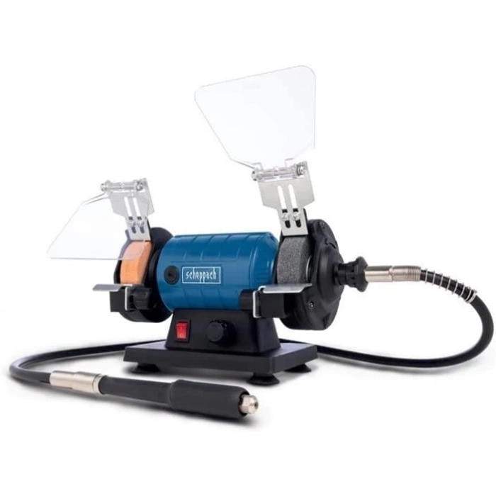 Scheppach HG35 120W Fleksibıl Şaftlı Değişken Hız Kontrollü Taş Motoru 103 parça