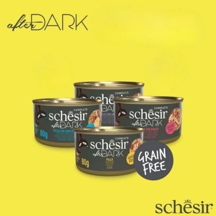 Schesir After Dark Et Suyunda Karışık Lezzetler Yetişkin Konserve Kedi Maması 1 Adet 12x80 Gr