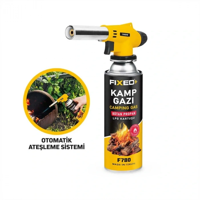 SGS PÜRMÜZ BAŞLIK + KAMP GAZI SETİ